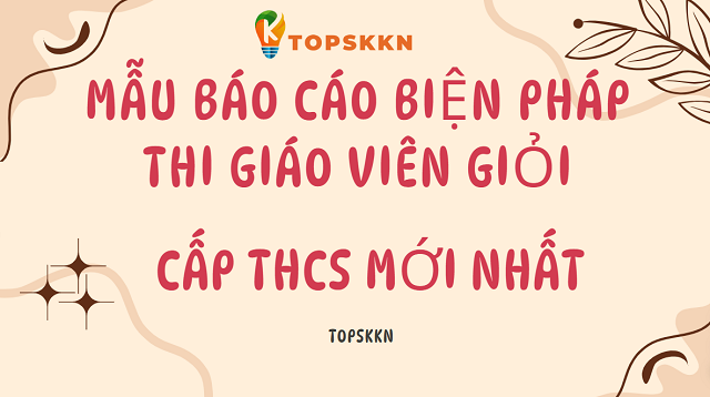 bao cao bien phap thi gvg thcs